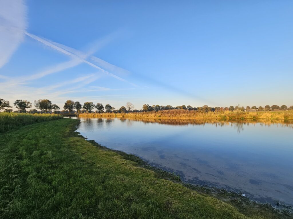 Achtergrond foto vijver.