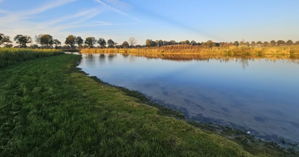Achtergrond foto vijver.
